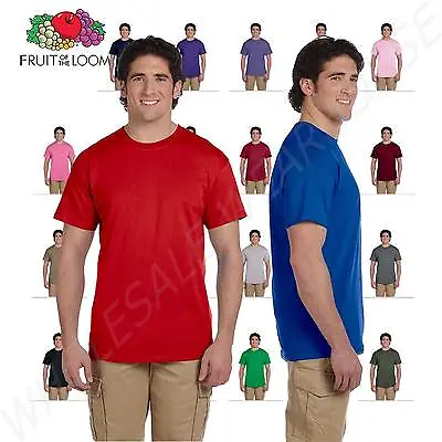 NEW Fruit Of The Loom Men's 5 Oz 100% Cotton HD S-3XL T-Shirt 3931 • $2.48
