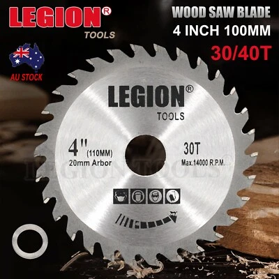 $15.80 • Buy 4  105mm 30/40 Teeth Wood Saw Blade Cutting Circular Blades Timber