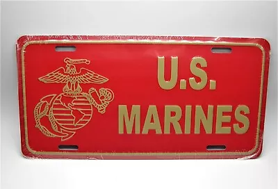 Semper Fiusmcu.s. Marines U.s. Marine Corps Embossed Metal Car License Plate • $12.98