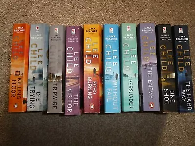 £10 • Buy First Ten Lee Child Jack Reacher Books.  Very Good Condition.