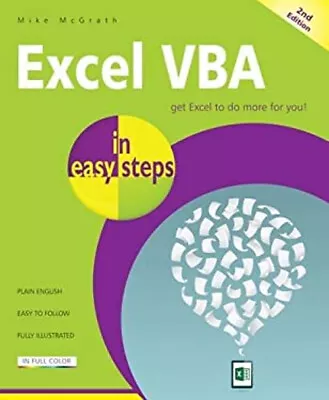 Excel VBA Paperback Mike McGrath • $6.50