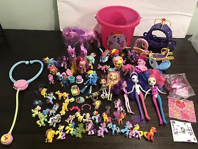 My Little Pony Lot Of  75 Pcs Big Small Accessories  • $55