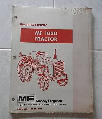 1984-91 Massey Ferguson Mf 1030 Mf 1030 Tractor Parts Catalog Manual Mint Sealed • $79.95