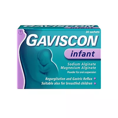 Gaviscon Infant Sachets - 30 Acid Reflux Gastric Reflux Regurgitation. • £13.69