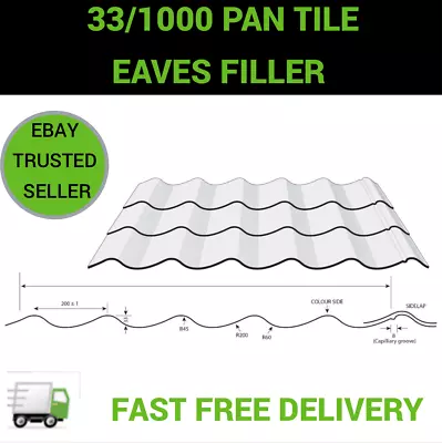 Pan Tile Box Profile Eaves Filler For Eaves And Ridge • £25