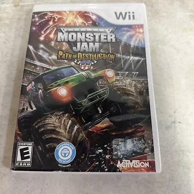 Monster Jam: Path Of Destruction Wii Complete • $12.59