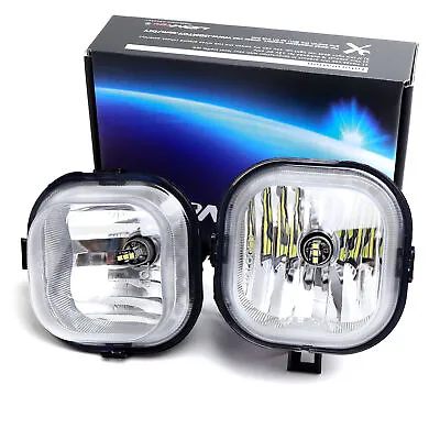 OE-Spec Fog Lights W/Xenon White H10 LED Bulbs For Ford F250 F350 F450 Excursion • $53.99