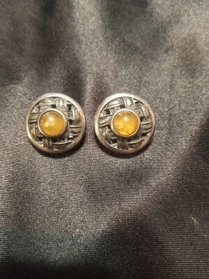 $45 • Buy Vintage Ben Amun Clip On Earrings 