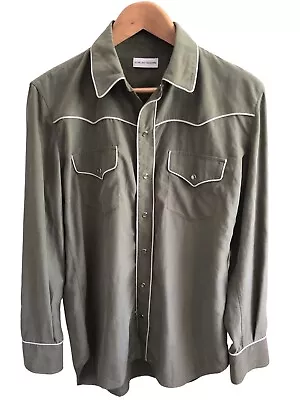 $150 • Buy SCANLAN And THEODORE Khaki Western Style Blouse Size 10 New Without Tags