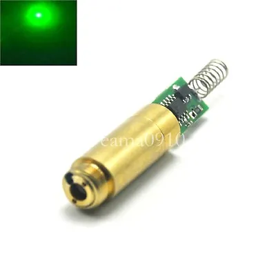 $16.14 • Buy INDUSTRIAL/LAB APC 3VDC 532nm 50mW Green Laser DOT Module Diode Laser Brass Host