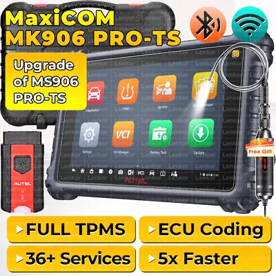 2024 Autel Maxisys MK906 PRO-TS Full TPMS Car Diagnostic Scanner Tool Key Coding • $1349