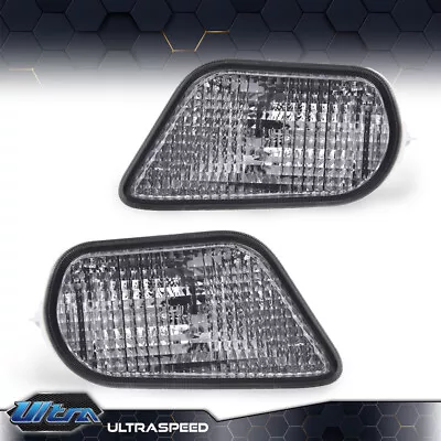 Front Corner Turn Signal Lights Housings Fit For 98-02 Pontiac Firebird Trans Am • $25.56