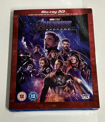 Marvel Avengers: Endgame 3d Includes Bonus Disk [BLU-RAY] - New And Sealed • £13.50