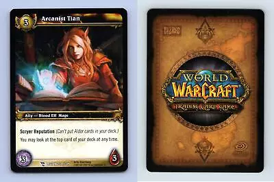 Arcanist Tian #232/319 March Of The Legion Common Warcraft 2007 TCG Card • $2.09