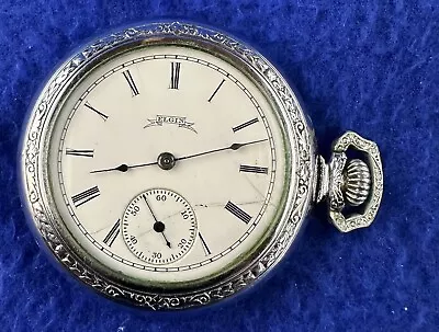 Vintage Elgin 15 Jewels Men Pocket Watch USA • $1