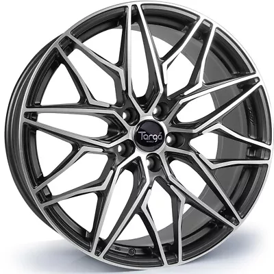 Alloy Wheels 20  Targa TG6-FF Black Polished Face For VW Jetta [Mk4] 11-18 • $1426.21