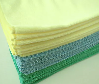 14 X14   Microfiber Cleaning Cloths Auto Polishing Towels • $9.99