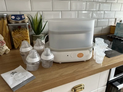 £0.99 • Buy Tommee Tippee Super-Steam Electric Steriliser & Anti Colic Bottles
