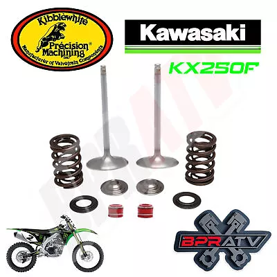 04-16 Kawasaki KX250F KX 250F Kibblewhite Head Intake Valves Springs Seals Kit • $167.99