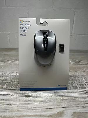 Microsoft 3500 Wireless Mobile Mouse Gray -New Sealed • $29.98