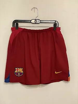 Vintage Nike FCB Barcelona Soccer Football Shorts Size M Original • $49.99