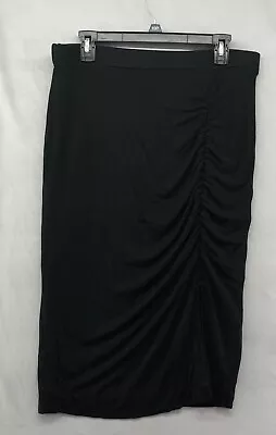 Vince Camuto Stretch Black Pull On Skirt Size L Women • $7.78