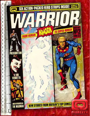 Warrior Magazine #2: With V For Vendetta & Marvelman By Alan Moore • $9.89