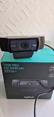 Logitech Pro C920 Full HD Webcam 1080p Used Twice • £40