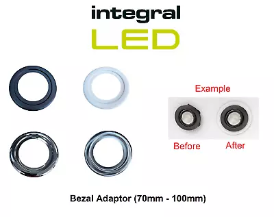 £4.29 • Buy Fire Rated Downlight Adapter Bezel 70mm-100mm Holes Conversion Plate 70mm Lights
