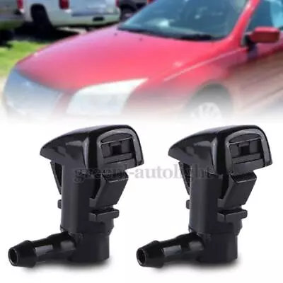 2PC Windshield Washer Nozzle Wiper Sprayer Jet For 2008-12 Ford Fusion Milan MKZ • $7.98