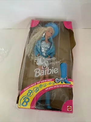 Vintage Mattel Western Stampin Barbie Doll 1993 Collectible Open Box • $31.32