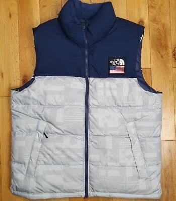 £120 • Buy Mens L Gilet IC Nuptse The North Face 700 Down Ltd Edition International USA