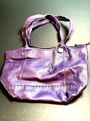 The Sak - Purple Leather Handbag • $0.99