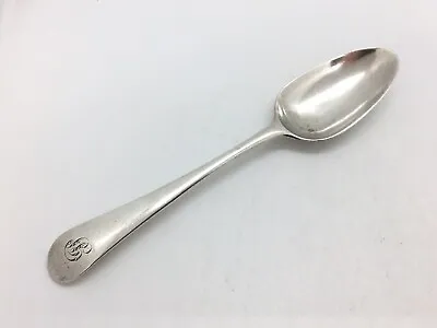 18th Century Georgian Sterling Silver Dessert Spoon - 41g - Old English Pattern • £55