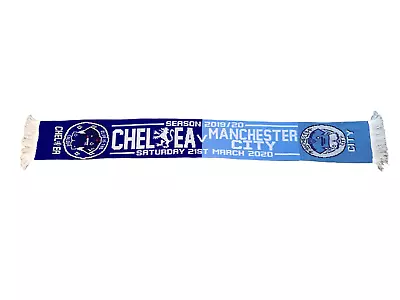 Chelsea V Manchester City Football Scarf • £4.99