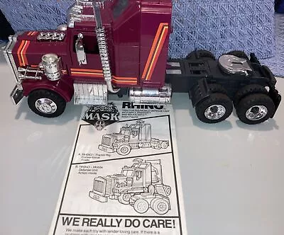 Rhino Semi Truck MASK Kenner 1985 Vintage Action Figure Vehicle • $139.99