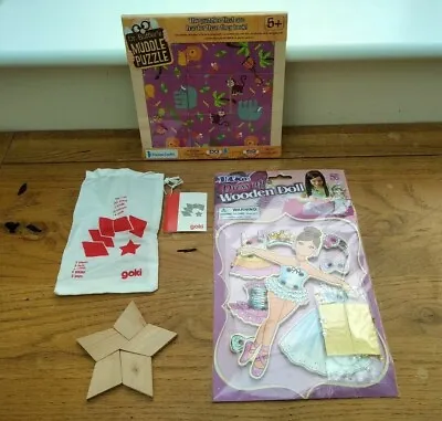 Wooden Puzzle / Toy Bundle Age 5 + Puzzles / Toys For Five Year Old • £10