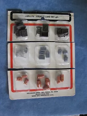 Bachmann HO Scale Plastic Accessories 2305 Freight Load Set #1 Pre-Owned • $12.50