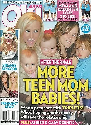 Ok Magazine Teen Mom The Biggest Loser Britney Spears Khloe Kardashian 2011 • £10.82