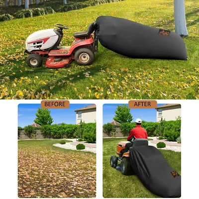 $39.18 • Buy Lawn Tractor Leaf Bag Grass Catcher Bag Garden Leaf Bag 200×130cm For Mower A