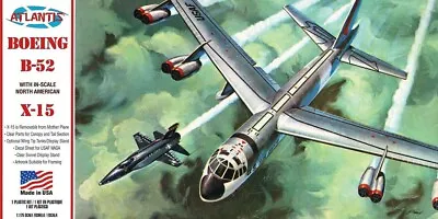 Boeing B-52 With X-15 Plastic Model Kit 1/175 Scale Atlantis Models • $25.99