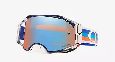 NIB OAKLEY AIRBRAKE MX Goggles TROY LEE DESIGNS TLD Prizm Saphire High Impact • $139