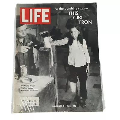 Life Magazine November 8 1968 Vietnam War Era Julian Bond Dihann Carroll • $9.95