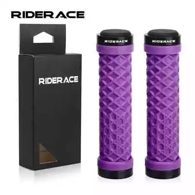 Bicycle Handlebar Grips Soft Rubber MTB Bike Lock On Handle Bar Cover Shockproof • $6.99