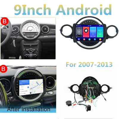 Car Android Radio For BMW MINI COOPER R56 R60 07-13 WiFi Carplay Navigation GPS • $275.11