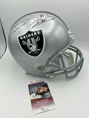 Daunte Culpepper Signed Las Vegas Raiders F/S Helmet  The Knee Is Ok  INSC JSA  • $237.77