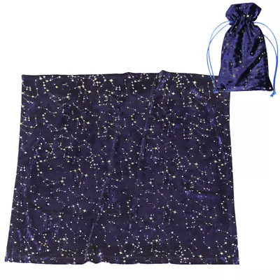 Altar Tarot Cloth Card Bag Tablecloth Divination Wicca Props Velvet Star Decor • $30.20