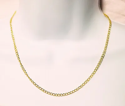 2x4mm Delicate Curb Chain Necklace Bracelet Iron Bronze Silver Gold Stainless  • $3.56