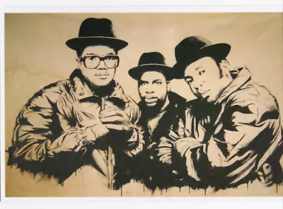 Mr. Brainwash Art Show Card Run DMC MBW 2008 Limited Edition Life Is Beautiful • $40