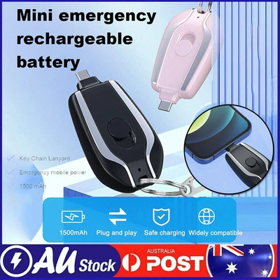 $15.89 • Buy Mini Portable External Type-C Power Bank Battery Mobile Phone Emergency Charger